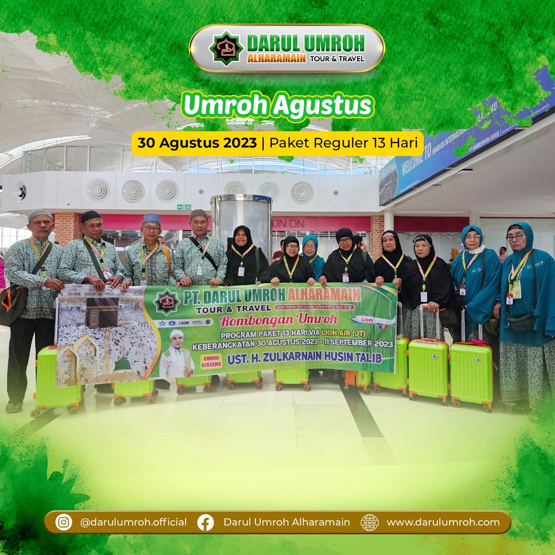 Keberangkatan 30 Agustus 2023
