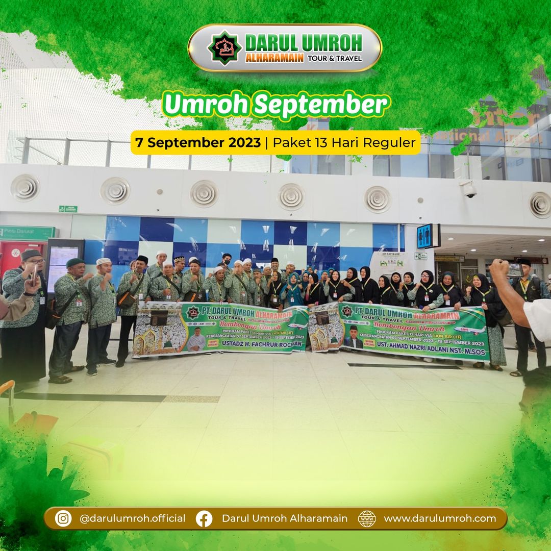 Keberangkatan 07 September 2023
