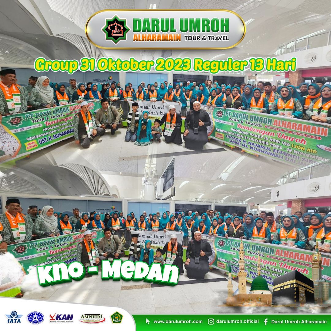 Keberangkatan 31 Oktober 2023