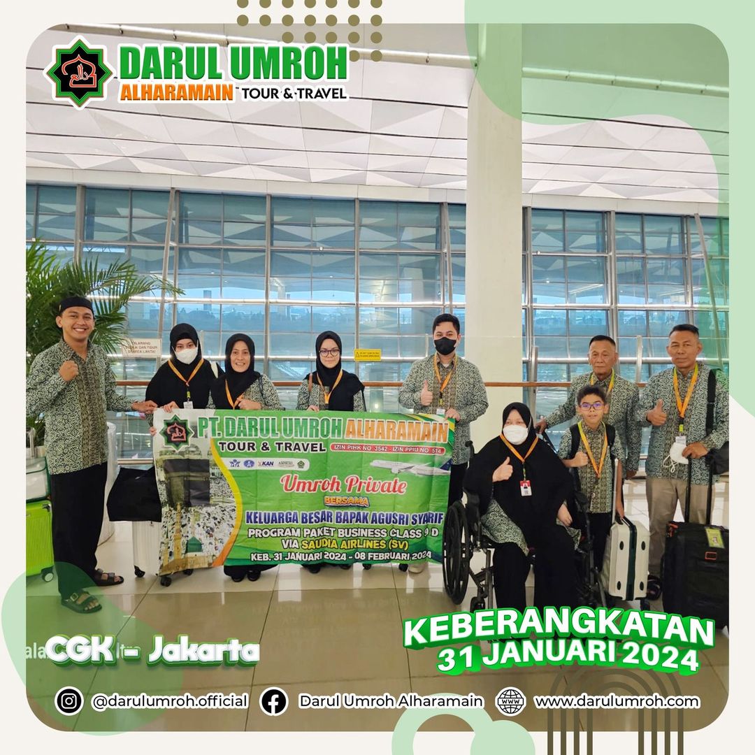 Keberangkatan 31 Januari 2024