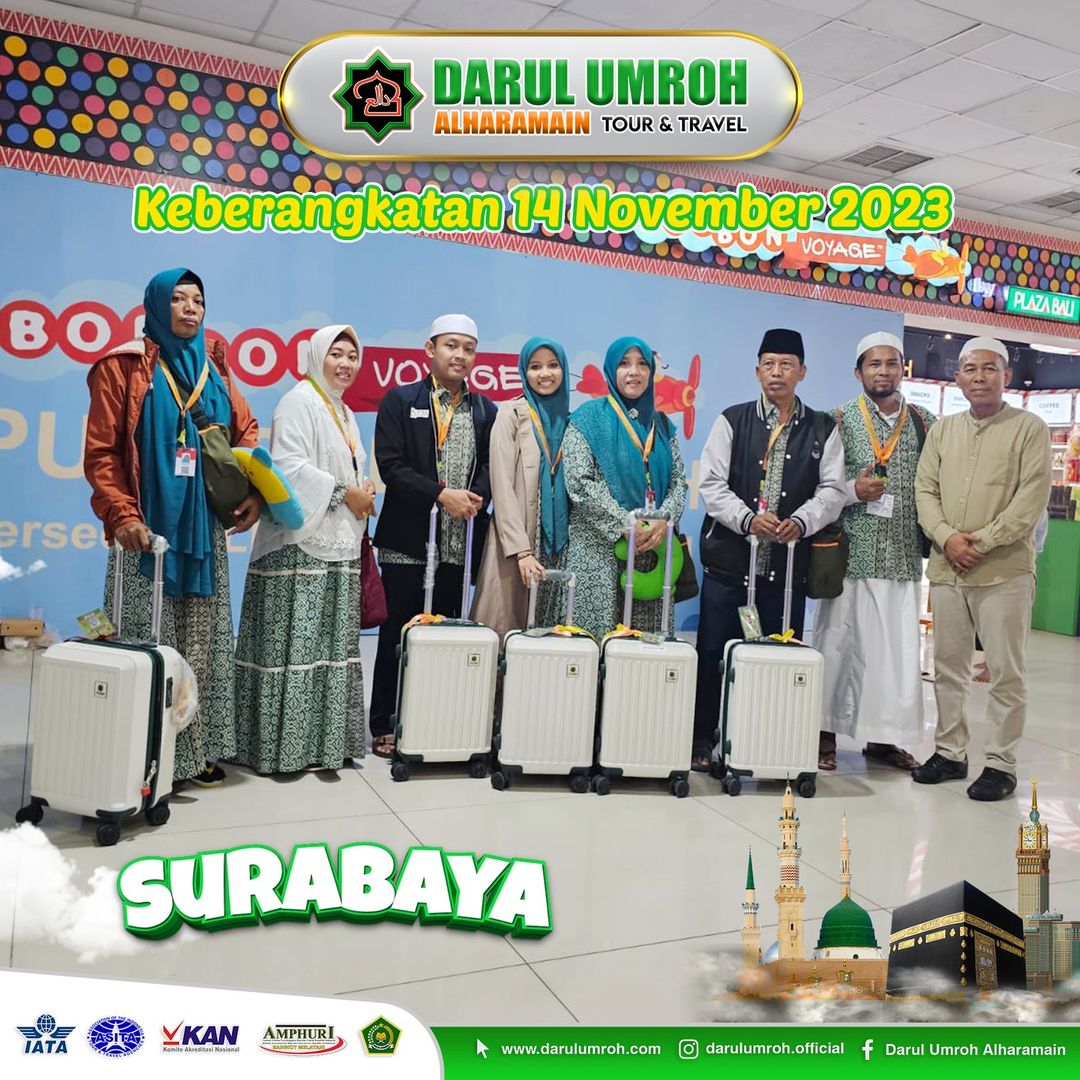 Keberangkatan 14 November 2023 - Surabaya