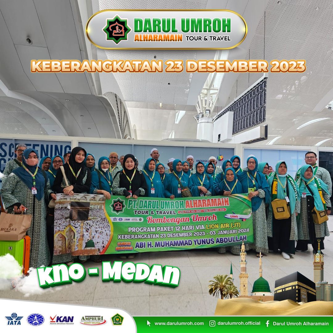 Keberangkatan 23 Desember 2023